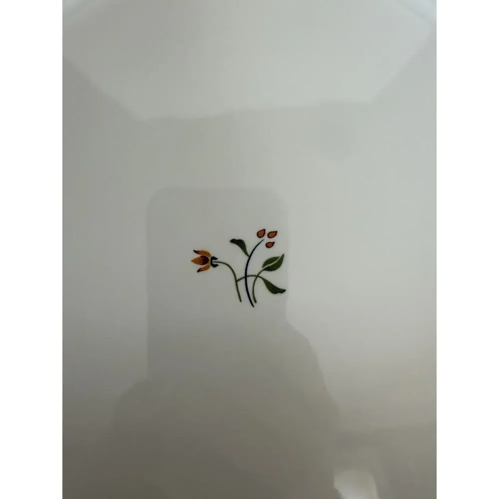 Vintage Gorham Ariana 10” Pie Plate Gourmet Collection Floral Serving Dish
